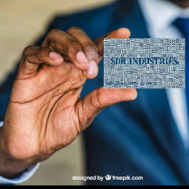 Cartão de visita de Folha de Sapphire