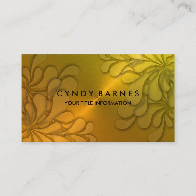 Cartão de visita de folha dimensionável (Frente)