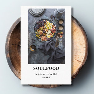 Cartão de visita de Foto de Tendência Moderna