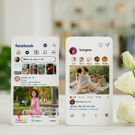 Cartão de Visita de Foto para Redes Sociais - Esti