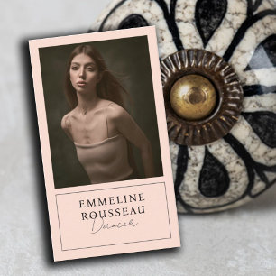 Cartão de visita de Foto Profissional de Dançarina