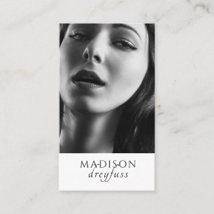 Cartão de visita de Foto Profissional Minimalista