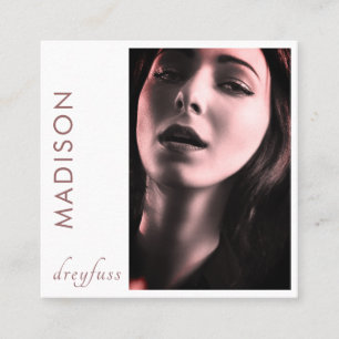 Cartão de visita de Foto Profissional Minimalista