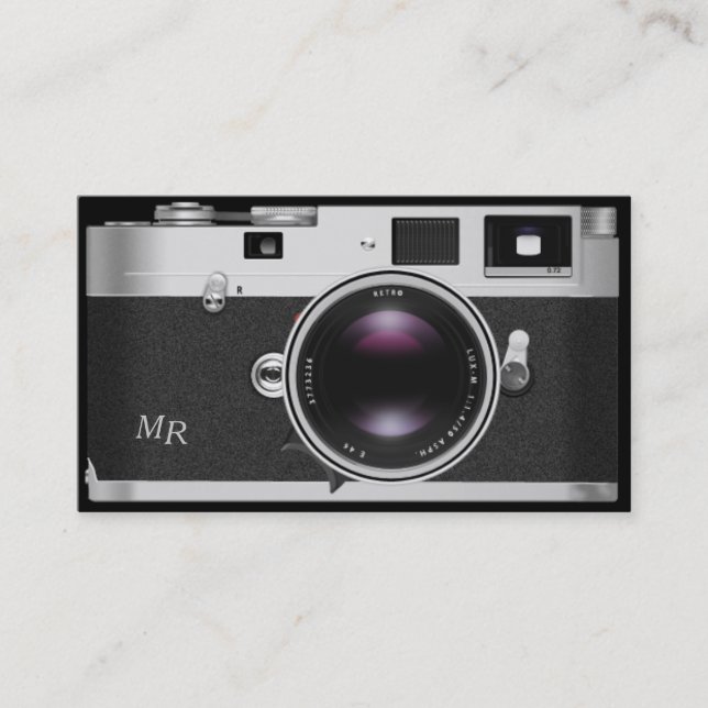 Cartão de visita de fotografia (Frente)