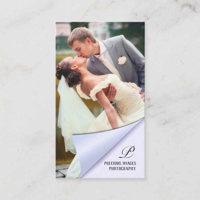 Cartão de visita de fotografia (Frente)