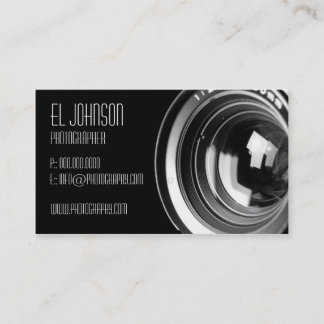 Cartão de visita de fotografia básica (Noir)