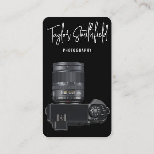 Cartão de visita de Fotografia da Câmera Digital