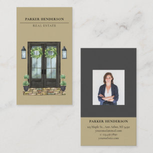 Cartão de visita de Fotografia de Imobiliário Mode