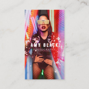 Cartão de visita de Fotografia de Rapariga Retraíd