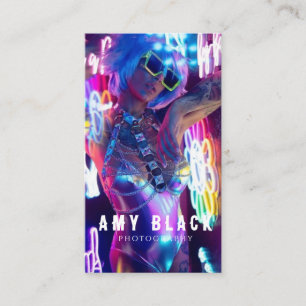 Cartão de visita de Fotografia de Rapariga Retraíd