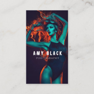 Cartão de visita de Fotografia de Rapariga Retraíd