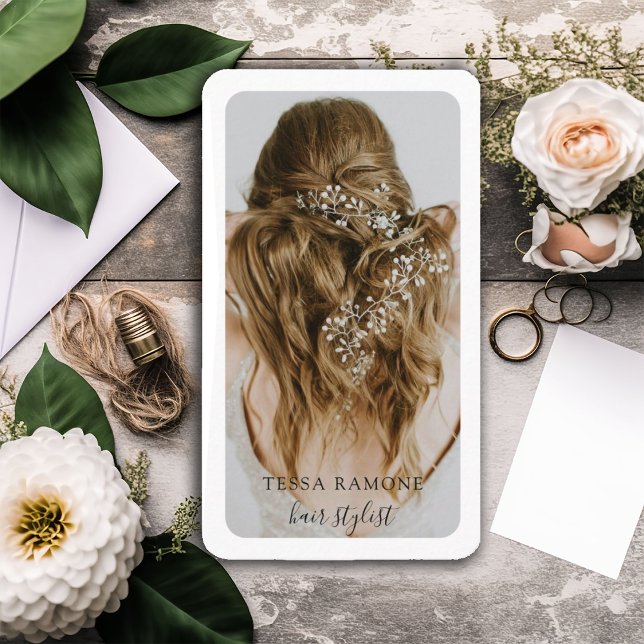 Cartão de visita de Fotografia de Stylist para o C (Criador carregado)