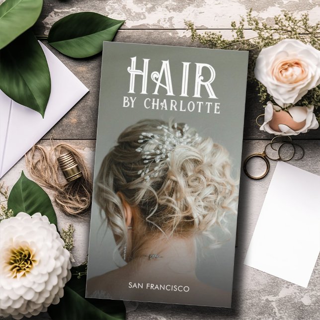 Cartão de visita de Fotografia de Stylist para o C (Criador carregado)