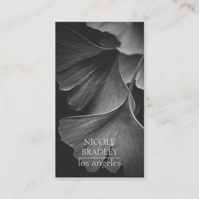 Cartão de visita de Fotografia de Vida Estática (Frente)