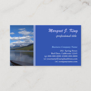 Cartão de visita de fotografia do Parque Nacional 