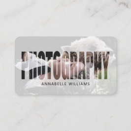 Cartão de visita de Fotografia Moderna
