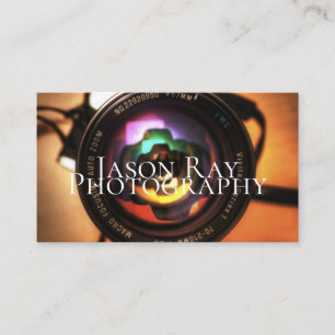 Cartão de visita de fotografia moderna
