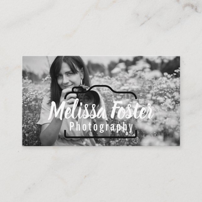 Cartão de visita de Fotografia Personalizada (Frente)