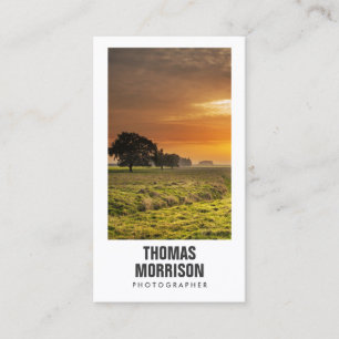 Cartão de visita de Fotografia Personalizada