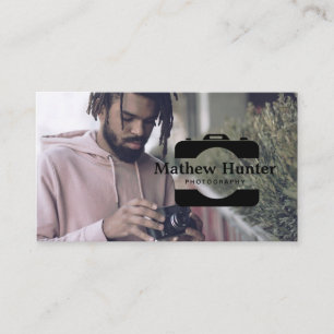 Cartão de visita de Fotografia Personalizada da C