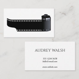 Cartão de visita de Fotografia Simples de Fotograf