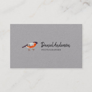 Cartão de Visita de Fotógrafo de Pássaro Dom-fafe