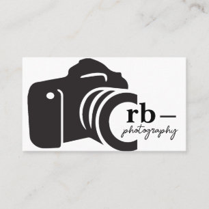 Cartão de visita de fotógrafo mínimo