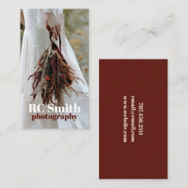 Cartão de visita de Fotógrafo Moderno