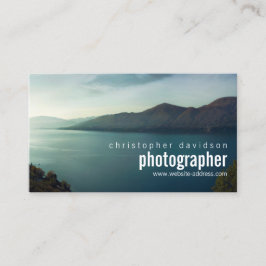Cartão de visita de Fotógrafo Personalizável
