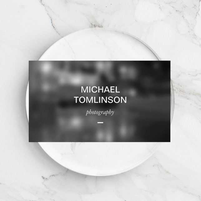 Cartão de visita de Fotógrafo Simplesmente Declara (Criador carregado)