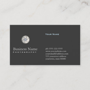 Cartão de visita de fotógrafos