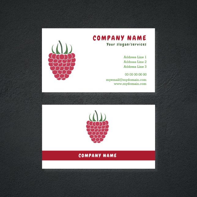 Cartão de visita de framboesa (Raspberry Business Card)