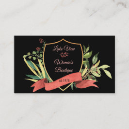 Cartão de visita de Frame Floral