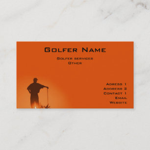 Cartão de Visita de Golfe