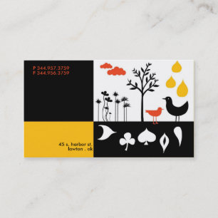 Cartão de visita de Gotas de Trava