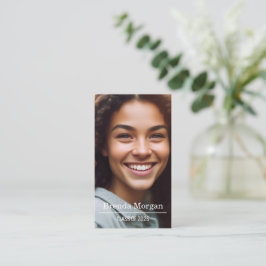 Cartão de visita de graduação