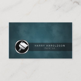 Cartão de visita de Grunge Escuro do Ícone Pinta P