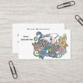 Cartão de Visita de Henna