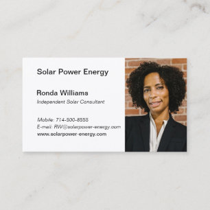 Cartão de visita de hot HeadShot profissional