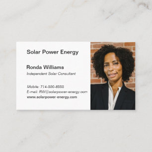 Cartão de visita de hot HeadShot profissional