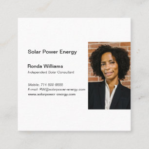 Cartão de visita de hot HeadShot profissional