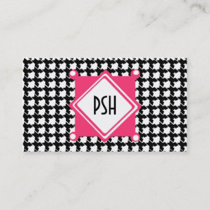 Cartão de visita de Houndstooth