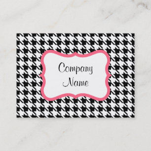 Cartão de visita de Houndstooth