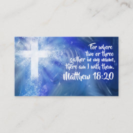 Cartão de visita de Igreja Personalizada