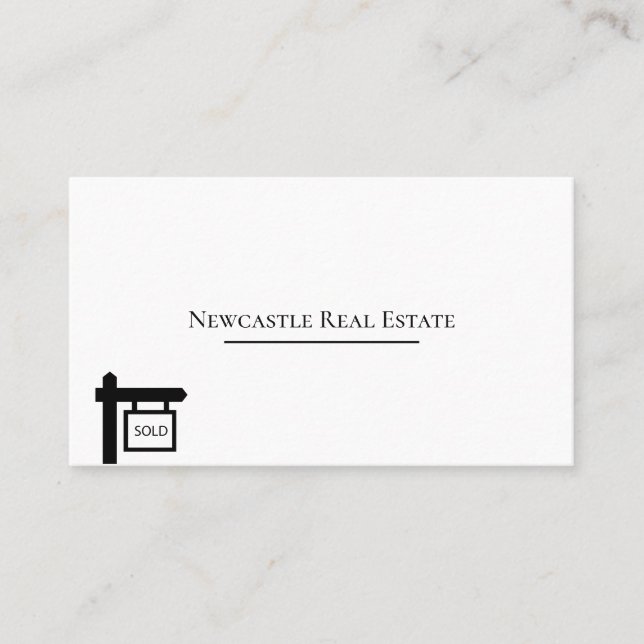 Cartão de visita de Imóveis (Frente)