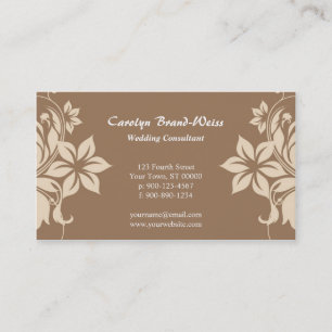 Cartão de visita de inclinação