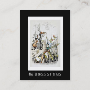 Cartão de visita de J J Grandville para músicos