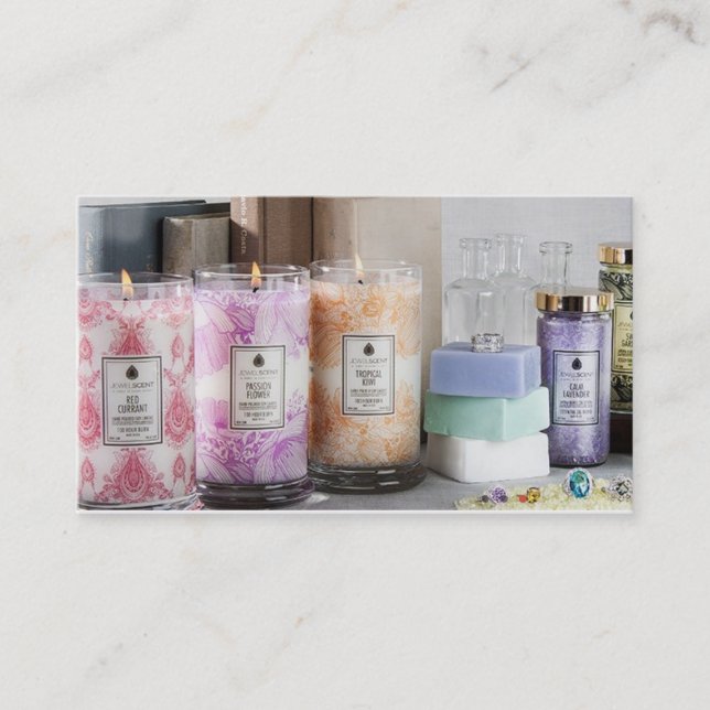 Cartão de visita de JewelScent (Frente)