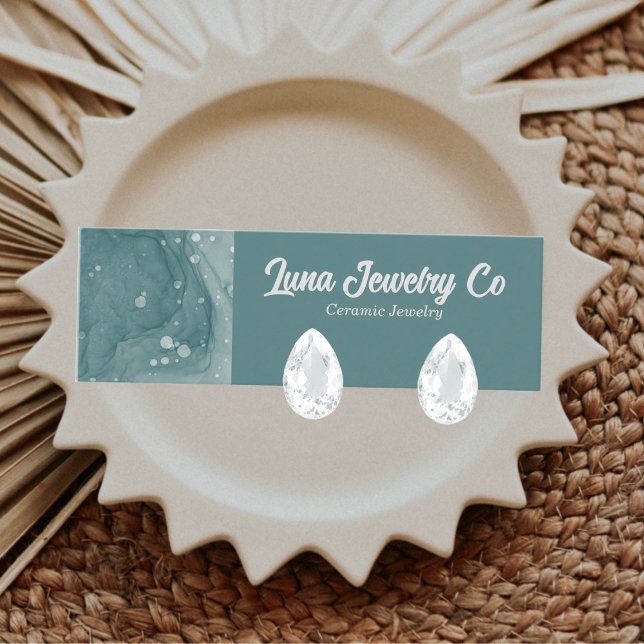 Cartão de visita de Joalharia de Tinta Borrada (Criador carregado)