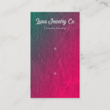 Cartão de visita de Joalharia Texturizada do Arco-